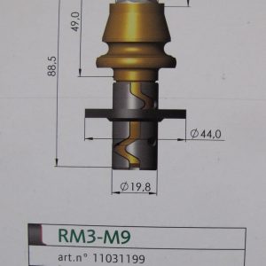 PUNTAS FRESADORAS SERIE M MasterGrade 18.0mm