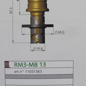 PUNTAS MICROFRESADO SERIE M MasterGrade 25.0mm