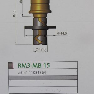 PUNTAS MICROFRESADO SERIE M MasterGrade 24.0mm